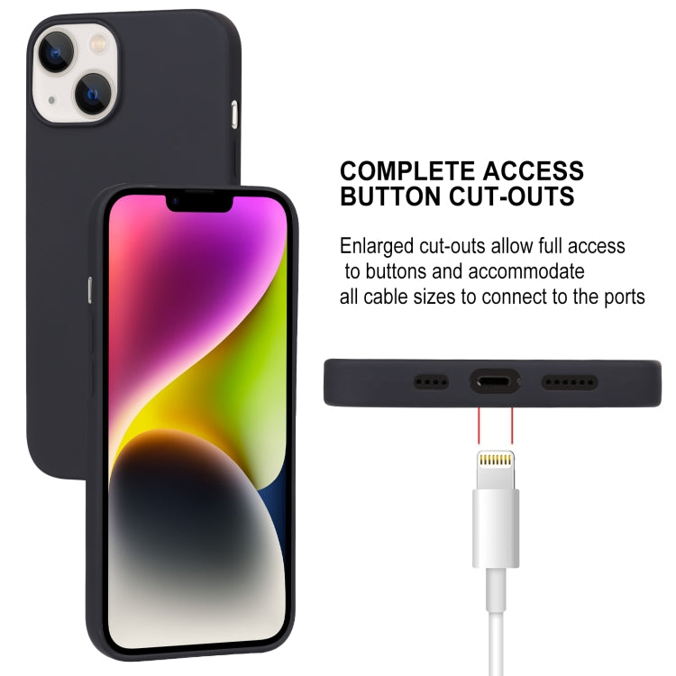 For iPhone 15 GOOSPERY SOFT FEELING Liquid TPU Soft Phone Case(Black) - iPhone 15 Cases by GOOSPERY | Online Shopping UK | buy2fix