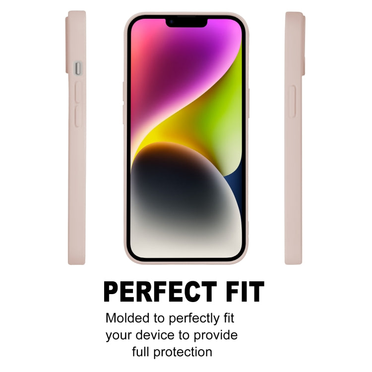 For iPhone 15 GOOSPERY SOFT FEELING Liquid TPU Soft Phone Case(Apricot) - iPhone 15 Cases by GOOSPERY | Online Shopping UK | buy2fix