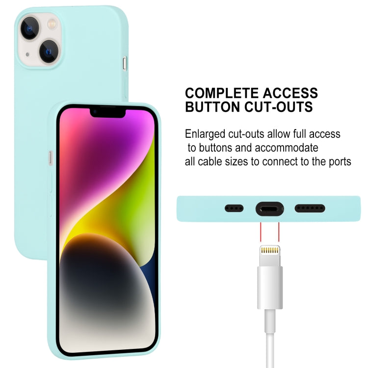 For iPhone 15 GOOSPERY SOFT FEELING Liquid TPU Soft Phone Case(Mint Green) - iPhone 15 Cases by GOOSPERY | Online Shopping UK | buy2fix
