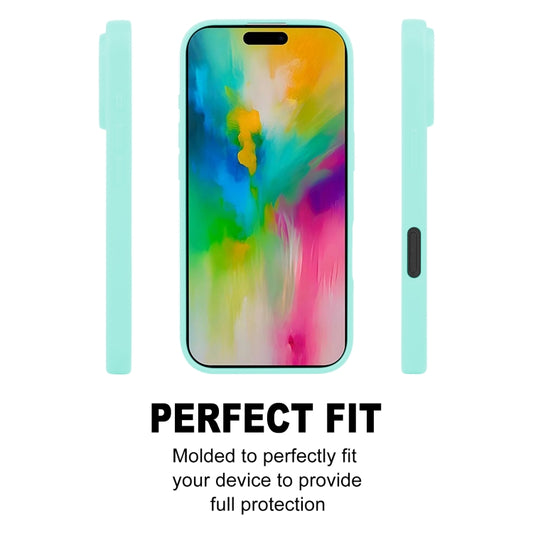 For iPhone 16 Pro Max GOOSPERY SOFT FEELING Liquid TPU Soft Phone Case(Mint Green) by GOOSPERY