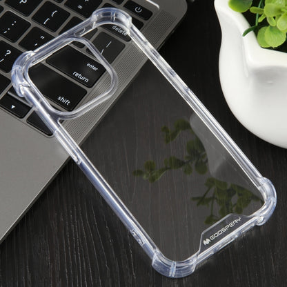 For iPhone 15 Pro MERCURY GOOSPERY SUPER Four-Corner Shockproof TPU Phone Case(Transparent) - iPhone 15 Pro Cases by GOOSPERY | Online Shopping UK | buy2fix
