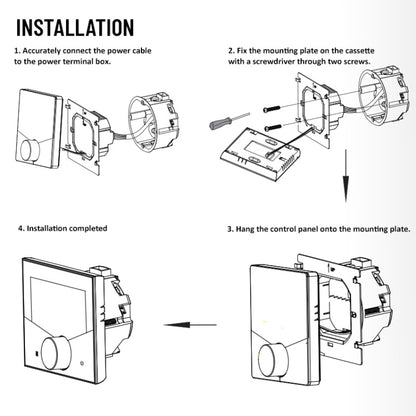 BHT-009GALW Water Heating WiFi Smart Home LED Thermostat(Black) by buy2fix