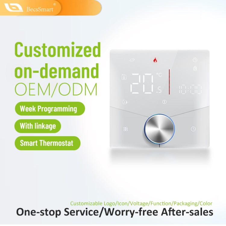 BHT-009GCLW Boiler Heating WiFi Smart Home LED Thermostat(White) by buy2fix