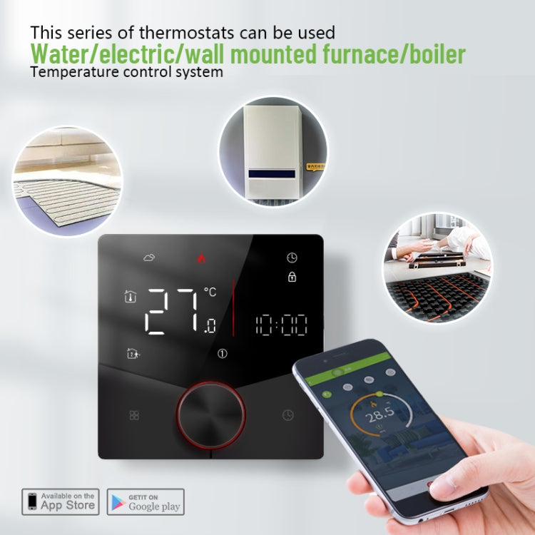 BHT-009GBLW Electric Heating WiFi Smart Home LED Thermostat(White) by buy2fix