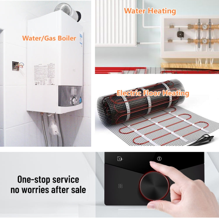 BHT-009GALW Water Heating WiFi Smart Home LED Thermostat(Black) by buy2fix