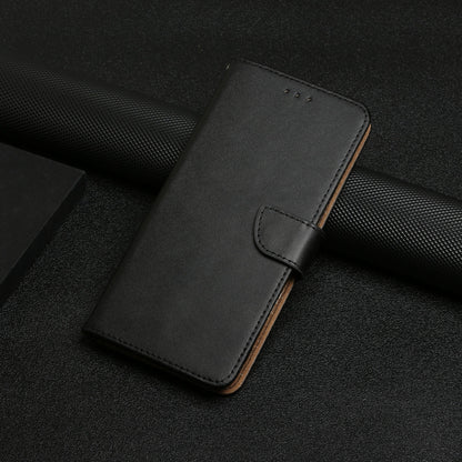 For Motorola Moto G85 5G Genuine Leather Fingerprint-proof Horizontal Flip Phone Case(Black) - Motorola Cases by buy2fix | Online Shopping UK | buy2fix