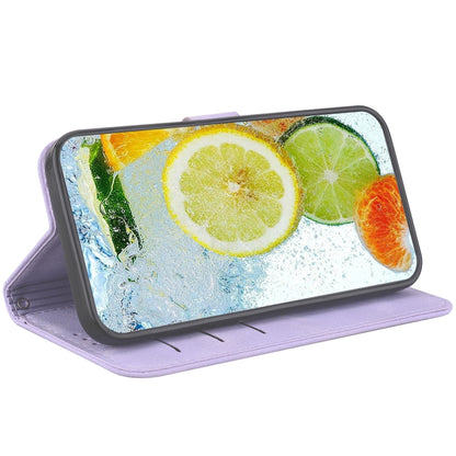 For OnePlus 11 Double 8-shaped Embossed Leather Phone Case(Purple) by buy2fix