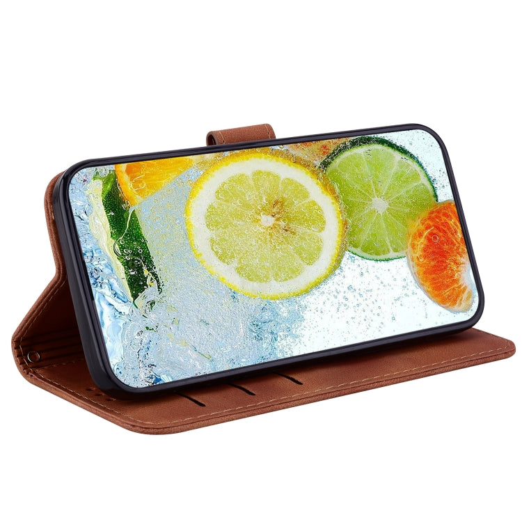 For OnePlus 11 Double 8-shaped Embossed Leather Phone Case(Brown) by buy2fix