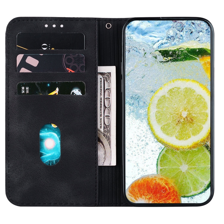 For OnePlus 11 Double 8-shaped Embossed Leather Phone Case(Black) by buy2fix