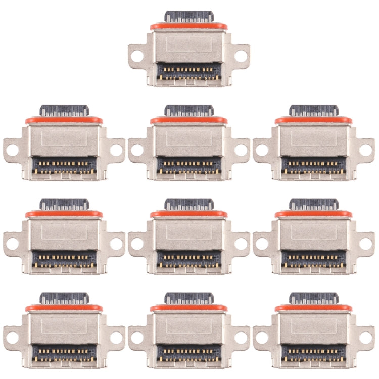 For Samsung Galaxy Z Flip4 SM-F721B 10 PCS Charging Port Connector - Tail Connector by buy2fix | Online Shopping UK | buy2fix
