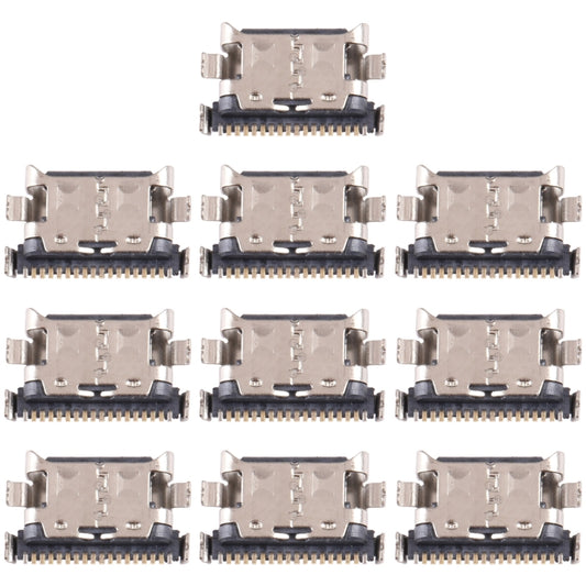 For Samsung Galaxy M12 SM-M127F 10 PCS Charging Port Connector - Tail Connector by buy2fix | Online Shopping UK | buy2fix