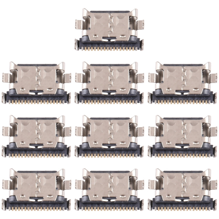 For Samsung Galaxy M54 5G SM-M546B 10 PCS Charging Port Connector - Tail Connector by buy2fix | Online Shopping UK | buy2fix