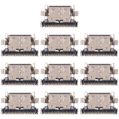 For Samsung Galaxy M13 SM-M135F 10 PCS Charging Port Connector - Tail Connector by buy2fix | Online Shopping UK | buy2fix