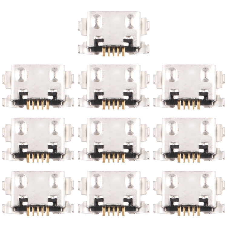 For Samsung Galaxy A03 Core SM-A032F 10 PCS Charging Port Connector - Tail Connector by buy2fix | Online Shopping UK | buy2fix