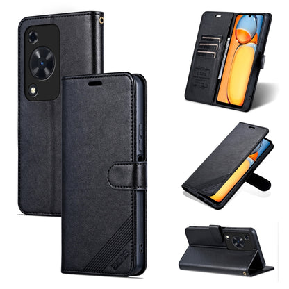 For Huawei Enjoy 70 AZNS Sheepskin Texture Flip Leather Phone Case(Black) - Huawei Cases by AZNS | Online Shopping UK | buy2fix