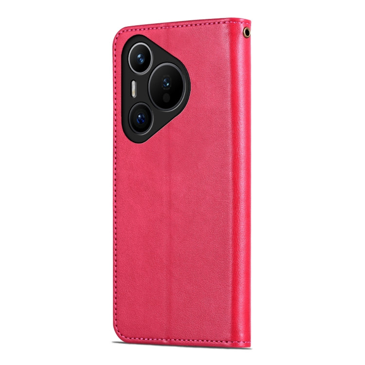 For Huawei Pura 70 AZNS Sheepskin Texture Flip Leather Phone Case(Red) - Huawei Cases by AZNS | Online Shopping UK | buy2fix