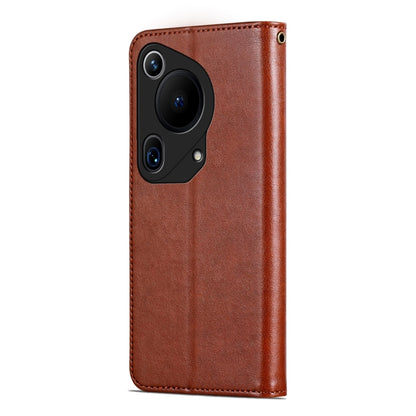 For Huawei Pura 70 Ultra AZNS Sheepskin Texture Flip Leather Phone Case(Brown) - Huawei Cases by AZNS | Online Shopping UK | buy2fix