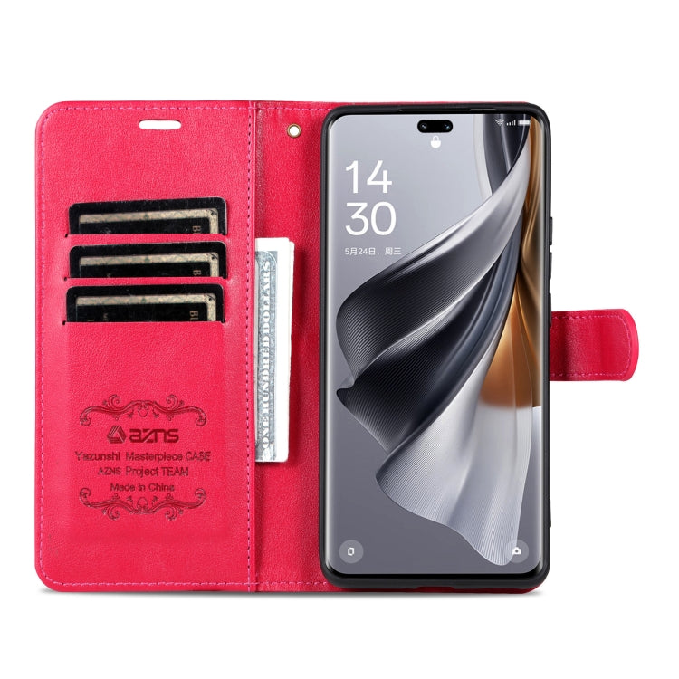 For Huawei nova13 Pro AZNS Sheepskin Texture Flip Leather Phone Case(Red) - Huawei Cases by AZNS | Online Shopping UK | buy2fix