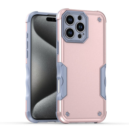 For iPhone 16 Pro Non-slip Shockproof Armor Phone Case(Rose Gold) - iPhone 16 Pro Cases by buy2fix | Online Shopping UK | buy2fix