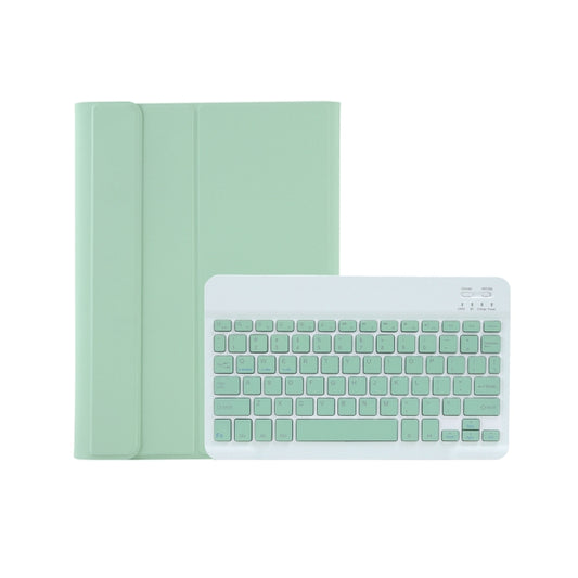 For Samsung Galaxy Tab S9 A710B Candy Color TPU Bluetooth Keyboard Leather Tablet Case with Pen Holder(Light Green) by buy2fix