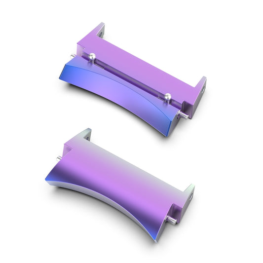 For Samsung Galaxy Watch 6 / 6 Classic 1 Pair Stainless Steel Metal Watch Band Connector(Colorful) - Other Parts by buy2fix | Online Shopping UK | buy2fix