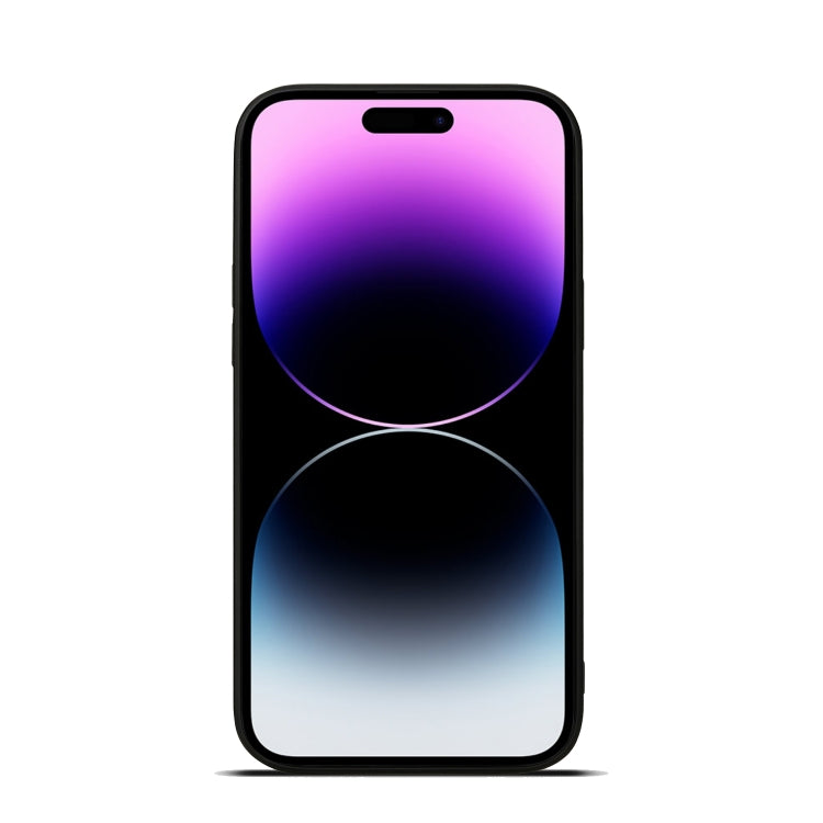 For iPhone 15 Plus Denior PU Single Card Slot Holder Phone Case(Red) - iPhone 15 Plus Cases by Denior | Online Shopping UK | buy2fix