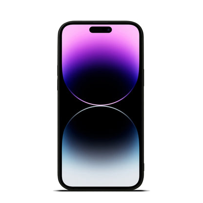 For iPhone 15 Denior PU Single Card Slot Holder Phone Case(Blue) - iPhone 15 Cases by Denior | Online Shopping UK | buy2fix