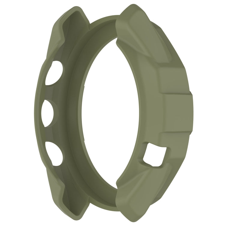 For Garmin Approach S70 47mm Armor Hollow Watch Protective Case(Green) by buy2fix