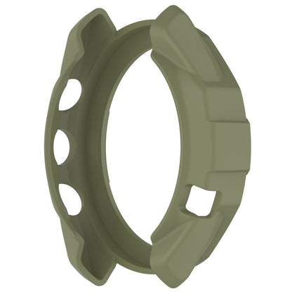 For Garmin Approach S70 47mm Armor Hollow Watch Protective Case(Green) by buy2fix