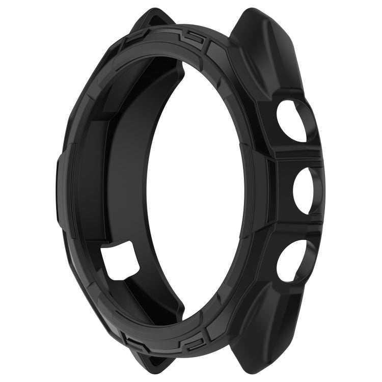 For Garmin Approach S70 47mm Armor Hollow Watch Protective Case(Black) by buy2fix