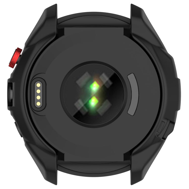 For Garmin Approach S70 47mm Armor Hollow Watch Protective Case(Black) by buy2fix