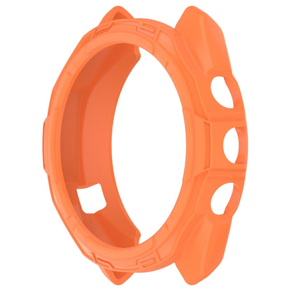 For Garmin Approach S70 42mm Armor Hollow Watch Protective Case(Orange) by buy2fix