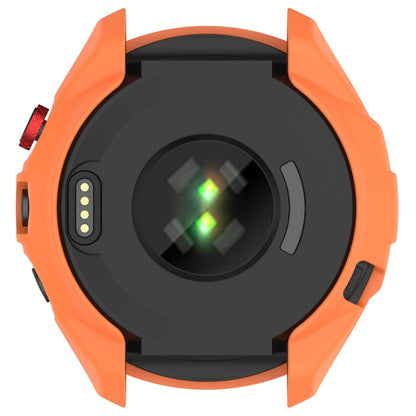 For Garmin Approach S70 42mm Armor Hollow Watch Protective Case(Orange) by buy2fix
