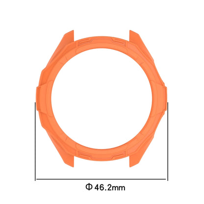 For Garmin Approach S70 42mm Armor Hollow Watch Protective Case(Orange) by buy2fix