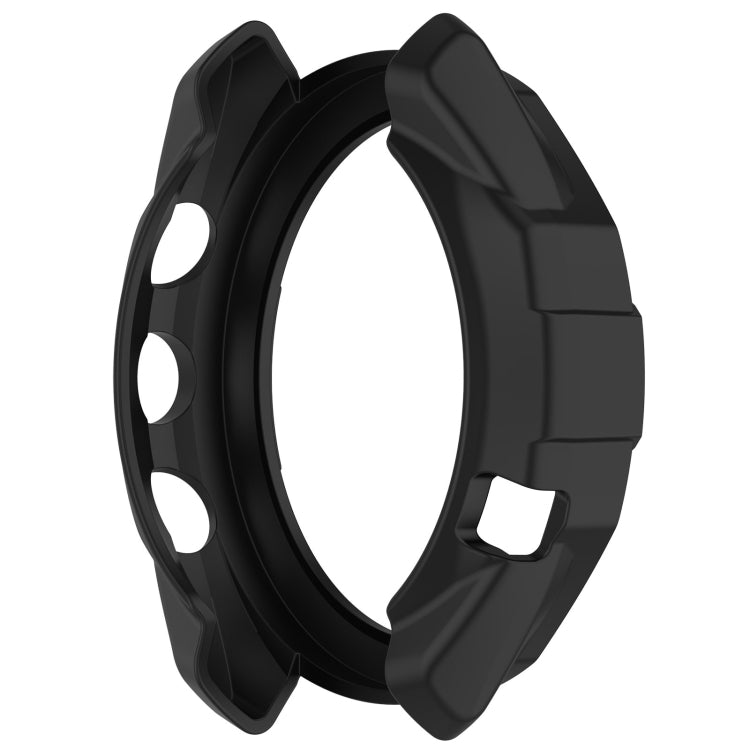 For Garmin Approach S70 42mm Armor Hollow Watch Protective Case(Black) by buy2fix
