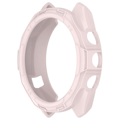 For Garmin Approach S70 42mm Armor Hollow Watch Protective Case(Light Pink) by buy2fix