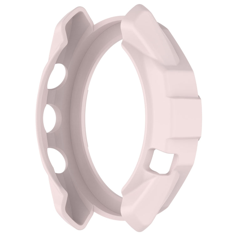 For Garmin Approach S70 42mm Armor Hollow Watch Protective Case(Light Pink) by buy2fix