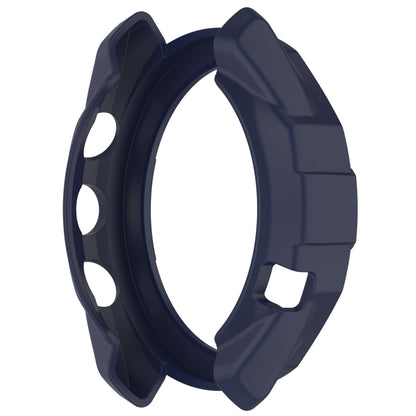 For Garmin Approach S70 42mm Armor Hollow Watch Protective Case(Midnight Blue) by buy2fix