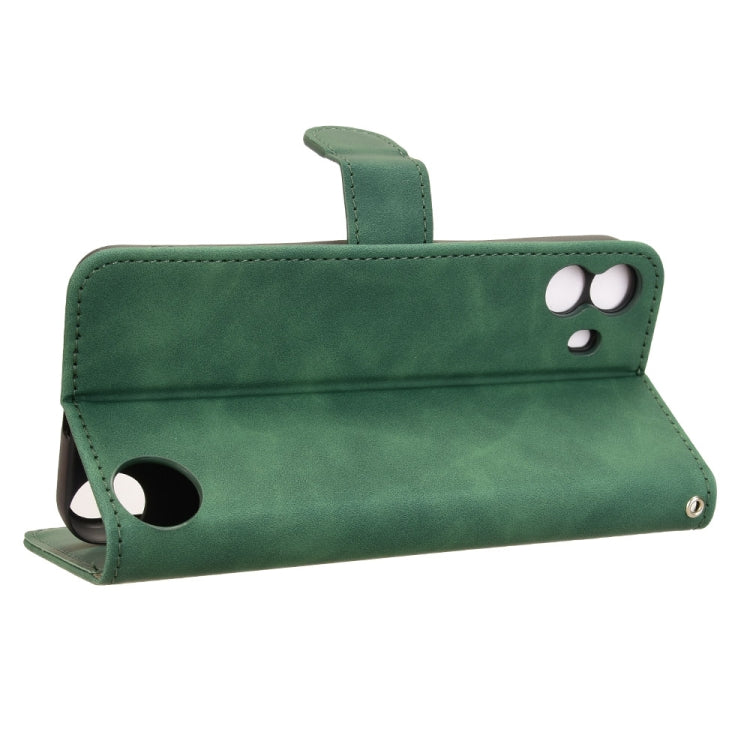 For Nothing CMF Phone 1 Skin Feel Magnetic Flip Leather Phone Case(Green) - Nothing Cases by buy2fix | Online Shopping UK | buy2fix