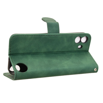 For Nothing CMF Phone 1 Skin Feel Magnetic Flip Leather Phone Case(Green) - Nothing Cases by buy2fix | Online Shopping UK | buy2fix