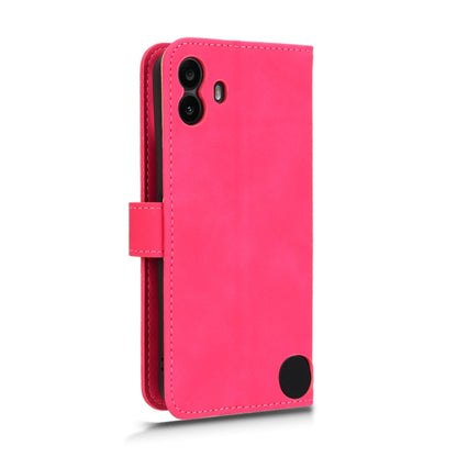 For Nothing CMF Phone 1 Skin Feel Magnetic Flip Leather Phone Case(Rose Red) - Nothing Cases by buy2fix | Online Shopping UK | buy2fix