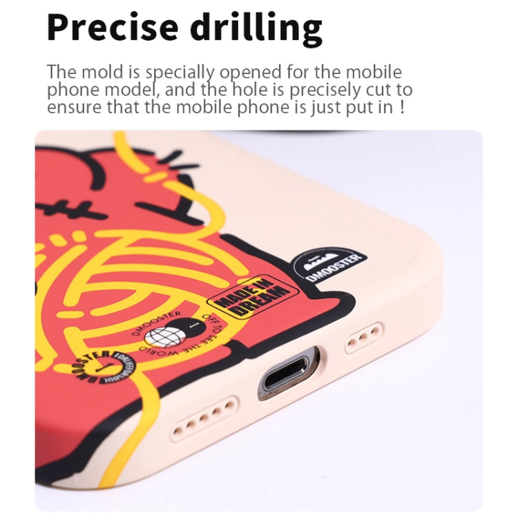 For iPhone 13 D MOOSTER IMD Double-layer Pattern TPU Phone Case(Black) - iPhone 13 Cases by D MOOSTER | Online Shopping UK | buy2fix