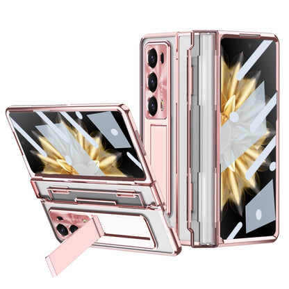 For Honor Magic V2 Phantom Armor Series Integrated Folding Phone Case(Pink) - Honor Cases by buy2fix | Online Shopping UK | buy2fix