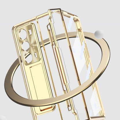 For Honor Magic V2 Phantom Armor Series Integrated Folding Phone Case(Pink) - Honor Cases by buy2fix | Online Shopping UK | buy2fix