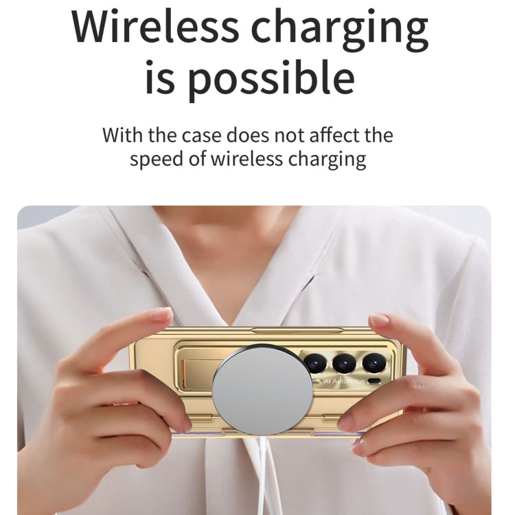 For Honor Magic V2 Phantom Armor Series Integrated Folding Phone Case(Pink) - Honor Cases by buy2fix | Online Shopping UK | buy2fix