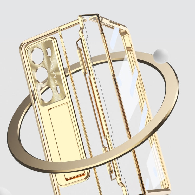 For Honor Magic V2 Phantom Armor Series Integrated Folding Phone Case(Blue) - Honor Cases by buy2fix | Online Shopping UK | buy2fix