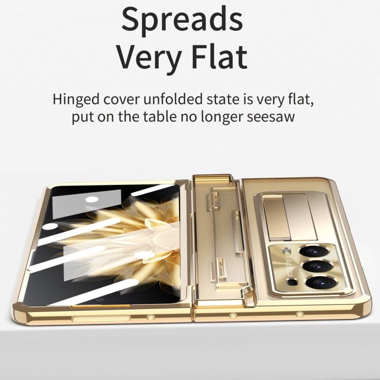 For Honor Magic V2 Phantom Armor Series Integrated Folding Phone Case(Blue) - Honor Cases by buy2fix | Online Shopping UK | buy2fix