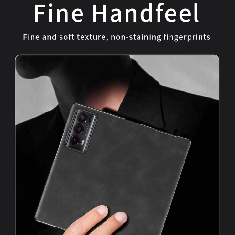 For Honor Magic V2 Celebrity Series Napa Texture Shockproof Phone Leather Case(Green) - Honor Cases by buy2fix | Online Shopping UK | buy2fix