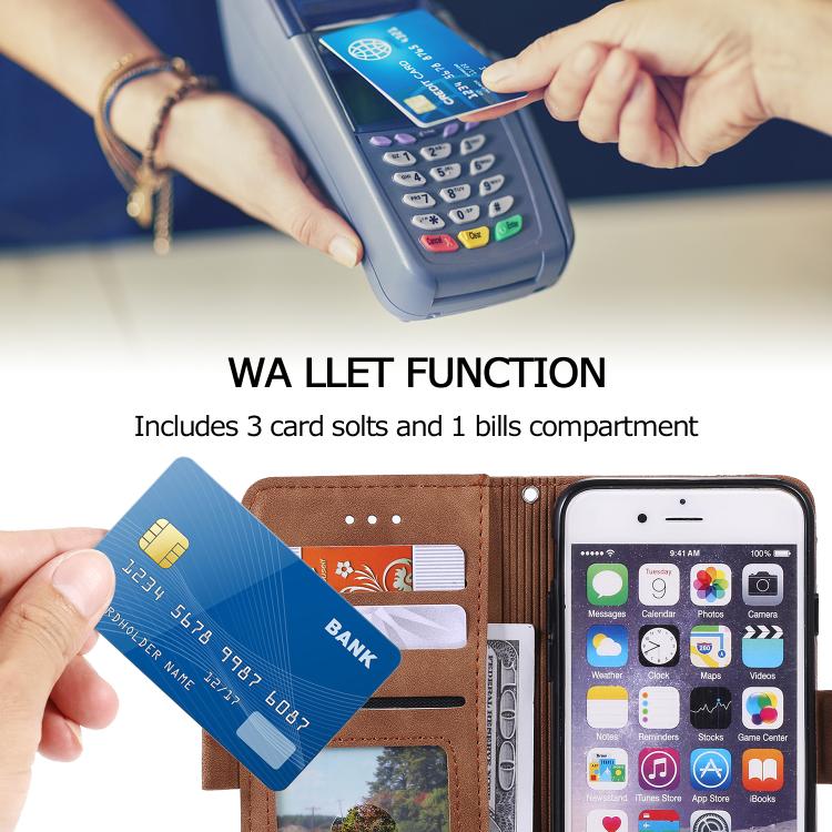 For iPhone 16e Retro Splicing Horizontal Flip Leather Phone Case(Blue) - iPhone 16e Cases by buy2fix | Online Shopping UK | buy2fix