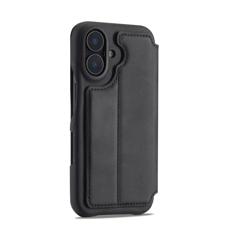 For iPhone 17 LC.IMEEKE Hon Ancient Series Flip Leather Phone Case(Black) - iPhone 17 Cases by LC.IMEEKE | Online Shopping UK | buy2fix